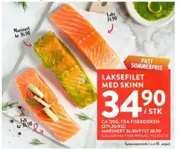Jacobs LAKSEFILET MED SKINN tilbud