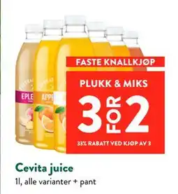 Jacobs Cevita juice tilbud