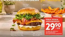 Jacobs FERSK NORSK ANGUSBURGER tilbud