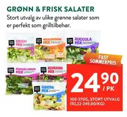 Jacobs GRØNN & FRISK SALATER tilbud