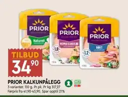 Coop Mega PRIOR KALKUNPÅLEGG tilbud