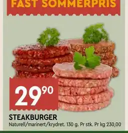 Coop Mega STEAKBURGER tilbud