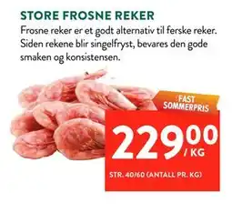 Jacobs STORE FROSNE REKER tilbud