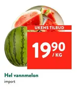 Jacobs Hel vannmelon tilbud