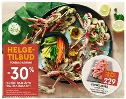 Coop Mega FERSKE SKALLDYR FRA FISKEDISKEN tilbud