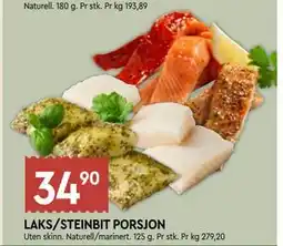 Coop Mega LAKS/STEINBIT PORSJON tilbud