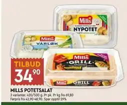 Coop Mega MILLS POTETSALAT tilbud