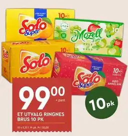 Coop Mega ET UTVALG RINGNES BRUS 10 PK tilbud