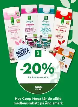 Coop Mega 20% på Änglamark tilbud
