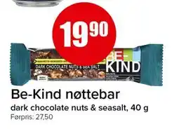 Spar Be-Kind nøttebar tilbud
