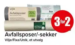 Spar Avfallsposer/-sekker tilbud