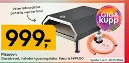Gigaboks Pizzaovn tilbud