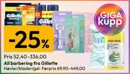 Gigaboks All barbering fra Gillette tilbud