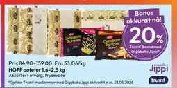 Gigaboks HOFF poteter 1,6–2,5 kg tilbud