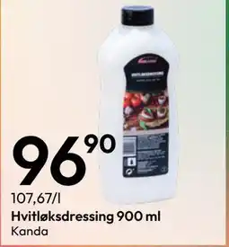 Gigaboks Hvitløksdressing 900 ml tilbud