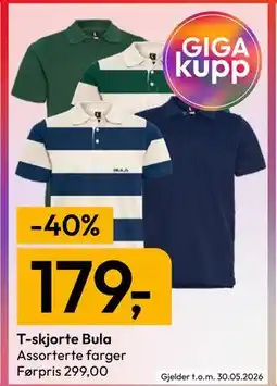 Gigaboks T-skjorte Bula tilbud