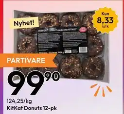 Gigaboks KitKat Donuts 12-pk tilbud