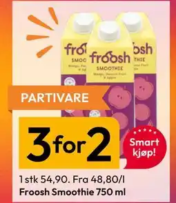 Gigaboks Froosh Smoothie 750 ml tilbud