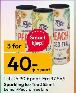Gigaboks Sparkling Ice Tea 355 ml tilbud