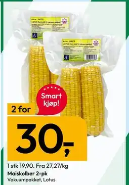 Gigaboks Maiskolber 2-pk tilbud