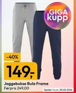 Gigaboks Joggebukse Bula Frame tilbud