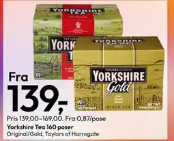 Gigaboks Yorkshire Tea 160 poser tilbud