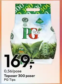 Gigaboks Teposer 300 poser tilbud
