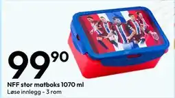 Gigaboks NFF stor matboks 1070 ml tilbud