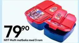 Gigaboks NFF Multi matboks med 3 rom tilbud
