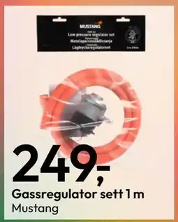 Gigaboks Gassregulator sett 1 m tilbud