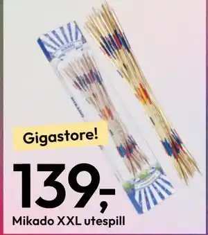 Gigaboks Mikado XXL utespill tilbud