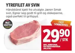 Meny YTREFILET AV SVIN tilbud