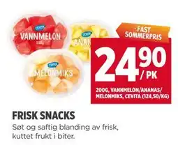 Meny FRISK SNACKS tilbud