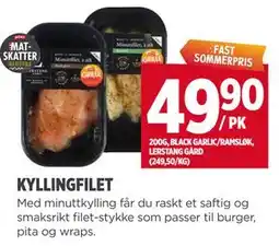Meny KYLLINGFILET tilbud