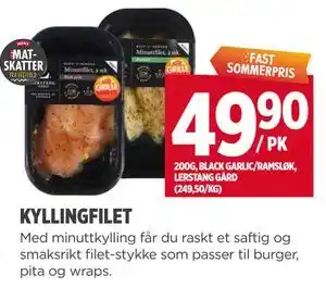 Meny KYLLINGFILET tilbud