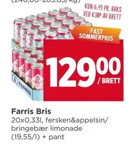 Meny Farris Bris tilbud