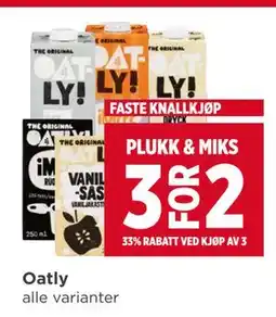 Meny Oatly tilbud