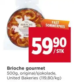 Meny Brioche gourmet tilbud