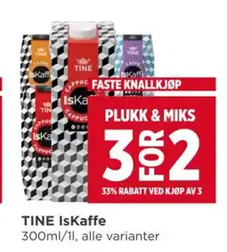 Meny TINE IsKaffe tilbud