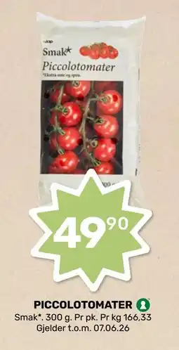 Matkroken PICCOLOTOMATER tilbud