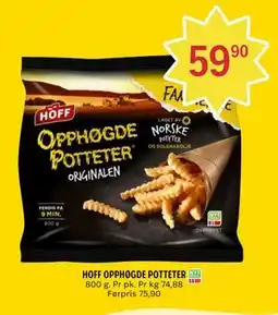 Coop Prix HOFF OPPHØGDE POTTETER tilbud