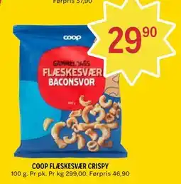 Coop Prix COOP FLÆSKESVÆR CRISPY tilbud