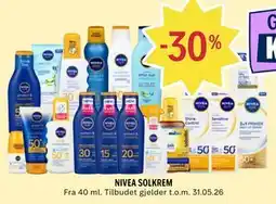 Coop Prix NIVEA SOLKREM tilbud
