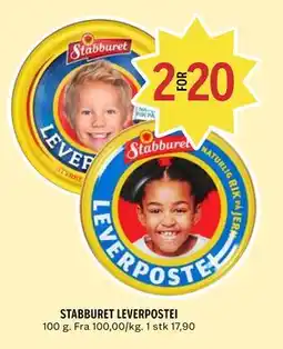 Coop Prix STABBURET LEVERPOSTEI tilbud