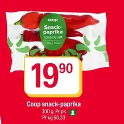 Coop Extra COOP Snack-paprika tilbud