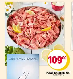 Coop Extra Polar reker i løs vekt tilbud