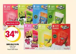Coop Extra Sun lolly 8 pk tilbud