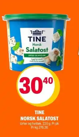 Coop Extra TINE Norsk salatost tilbud