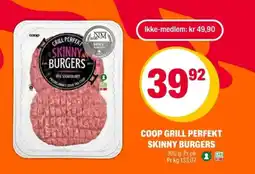 Coop Extra COOP Grill perfekt skinny burgers tilbud