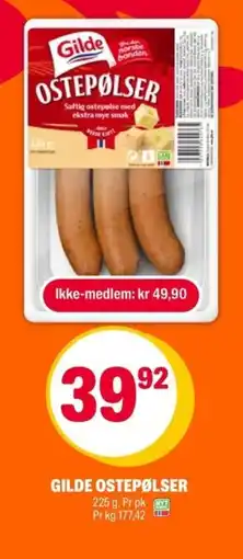 Coop Extra GILDE Ostepølser tilbud